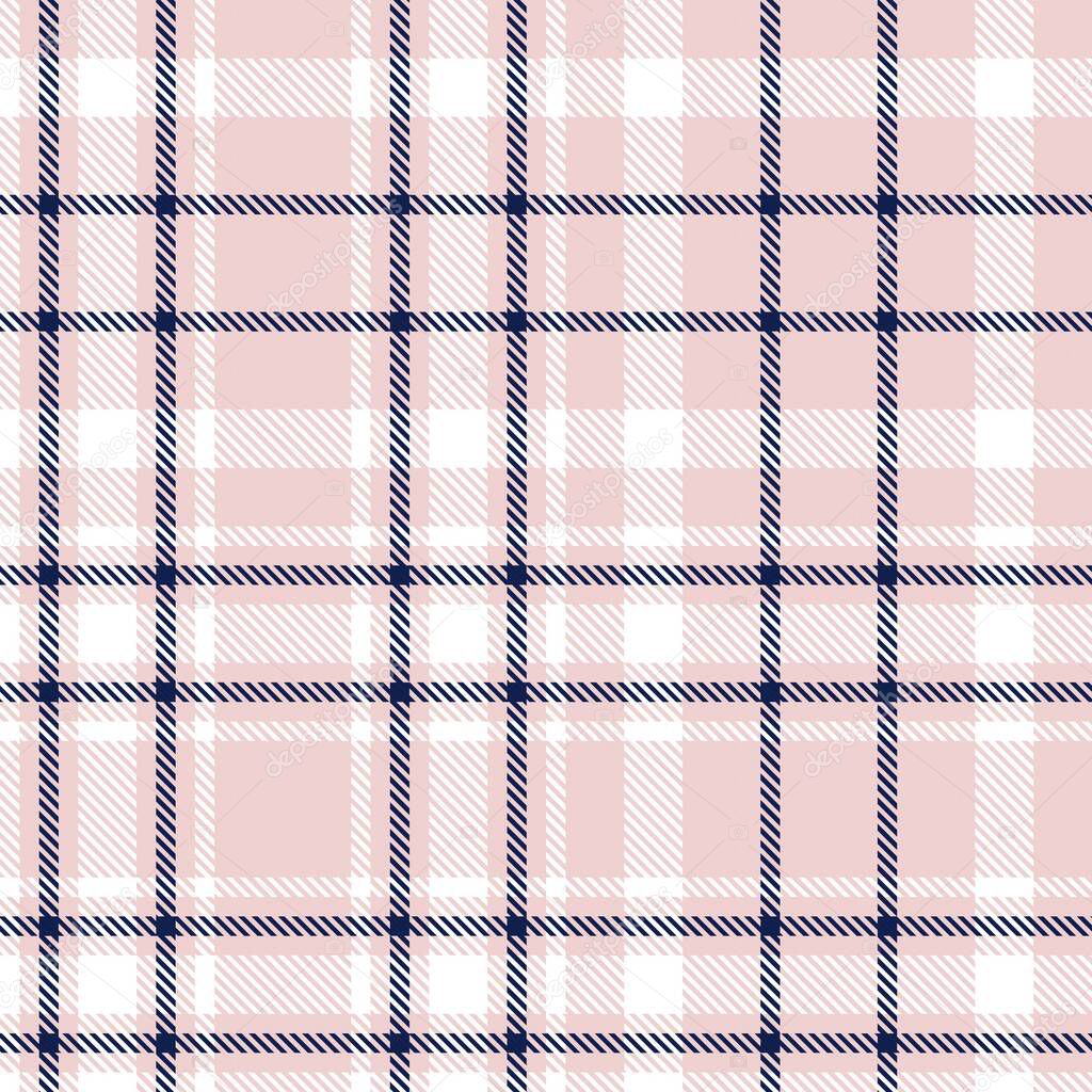 Pink Navy Glen Plaid textured seamless pattern suitable for fashion textiles and graphics