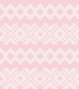 Moda tekstil ürünleri, örgü ve grafikler için Pembe Noel festivali desenli arka plan