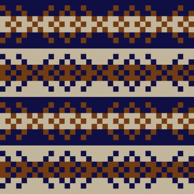 Moda tekstil, örgü ve grafikleri için mavi Noel panayır desenli arka plan