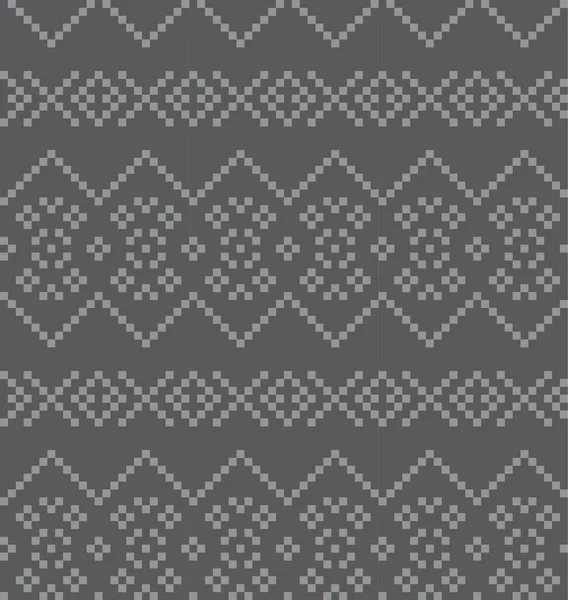 Серый Фон Рождественской Ярмарки Текстиля Трикотажа Графики — стоковый вектор