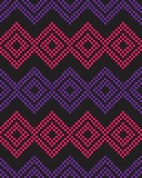 Violet Fond Motif Île Noël Équitable Pour Les Textiles Mode — Image vectorielle