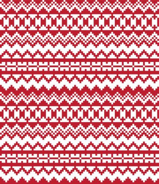 Moda tekstil, örgü ve grafikleri için kırmızı Noel panayırı desenli arka plan