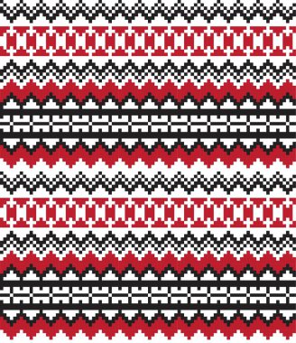 Moda tekstil, örgü ve grafikleri için kırmızı Noel panayırı desenli arka plan