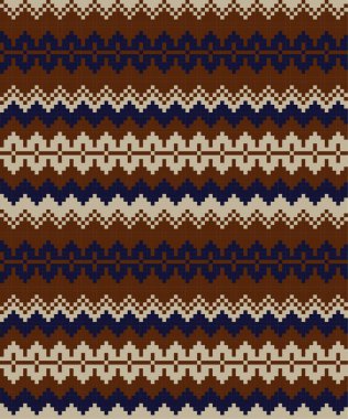 Moda tekstil, örgü ve grafikler için kahverengi Noel panayırı desenli arka plan