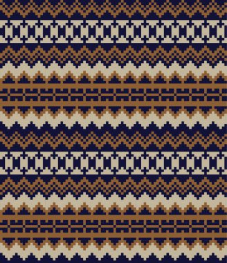 Moda tekstil, örgü ve grafikler için kahverengi Noel panayırı desenli arka plan