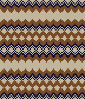 Moda tekstil, örgü ve grafikler için kahverengi Noel panayırı desenli arka plan