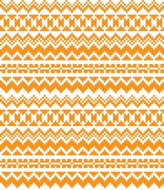 Moda tekstil, örgü ve grafikler için turuncu Noel panayırı desenli arka plan