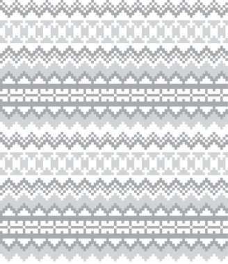 Moda tekstil, örgü ve grafikleri için beyaz Noel panayırı desenli arka plan