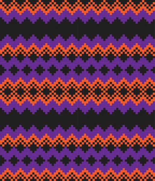 紫色圣诞彩旗背景 时尚纺织品 针织物和图形 — 图库矢量图片