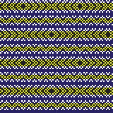 Moda tekstil, örgü ve grafikleri için sarı Noel panayır desenli arka plan