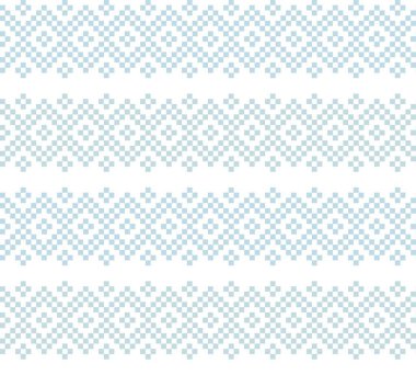 Moda tekstil, örgü ve grafikleri için Gökyüzü Mavisi Noel festivali şablonu