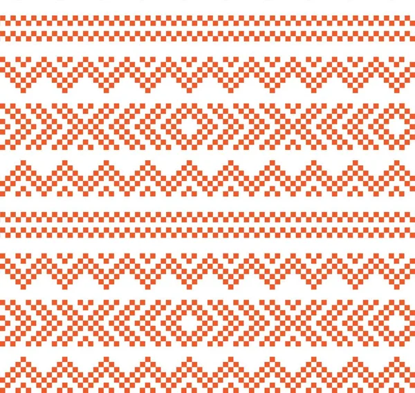 Fondo Patrón Isla Feria Navidad Naranja Para Textiles Moda Prendas — Vector de stock