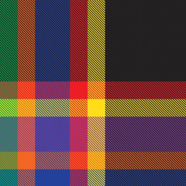 Gökkuşağı Ekoseli, kareli, ekose desenli moda tekstil ve grafikleri için uygun