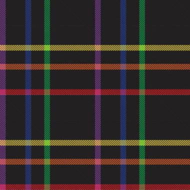 Gökkuşağı Ekoseli, kareli, ekose desenli moda tekstil ve grafikleri için uygun