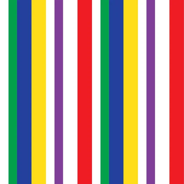 Rainbow Вертикальный Полосатый Безseamless Узор Фон Подходящий Модных Текстилей Графики — стоковый вектор