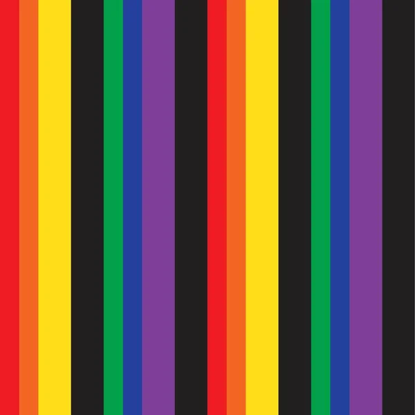 Fondo Patrón Inconsútil Rayado Vertical Del Arco Iris Adecuado Para — Vector de stock