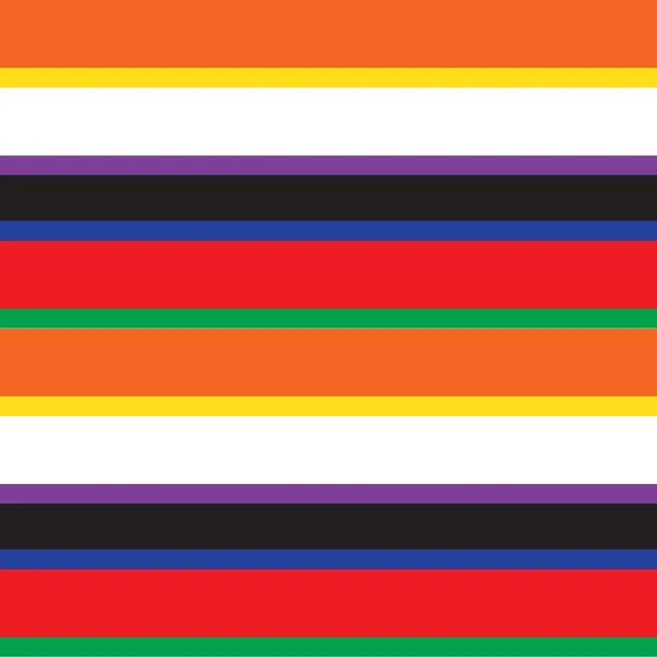 Rainbow Horizontal Rayas Sin Costuras Patrón Fondo Adecuado Para Textiles — Vector de stock