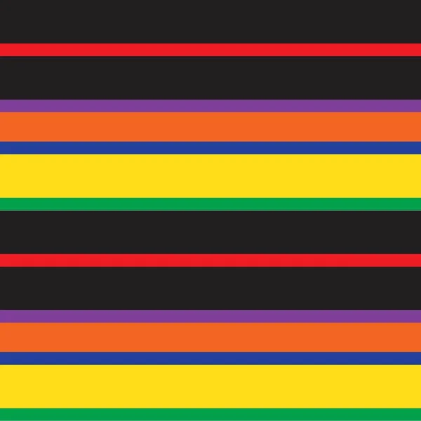 Rainbow Horizontal Rayas Sin Costuras Patrón Fondo Adecuado Para Textiles — Vector de stock