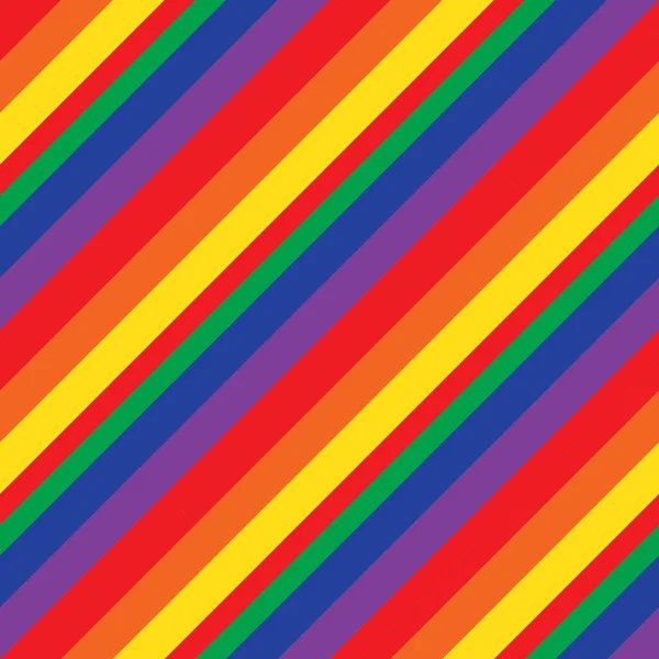 Arco Iris Diagonal Rayas Sin Costuras Patrón Fondo Adecuado Para — Vector de stock