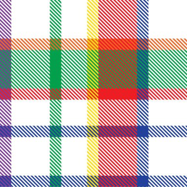 Gökkuşağı Ekoseli, kareli, ekose desenli moda tekstil ve grafikleri için uygun
