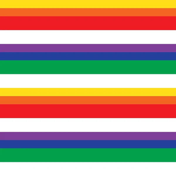 Rainbow Horizontal Rayas Sin Costuras Patrón Fondo Adecuado Para Textiles — Archivo Imágenes Vectoriales