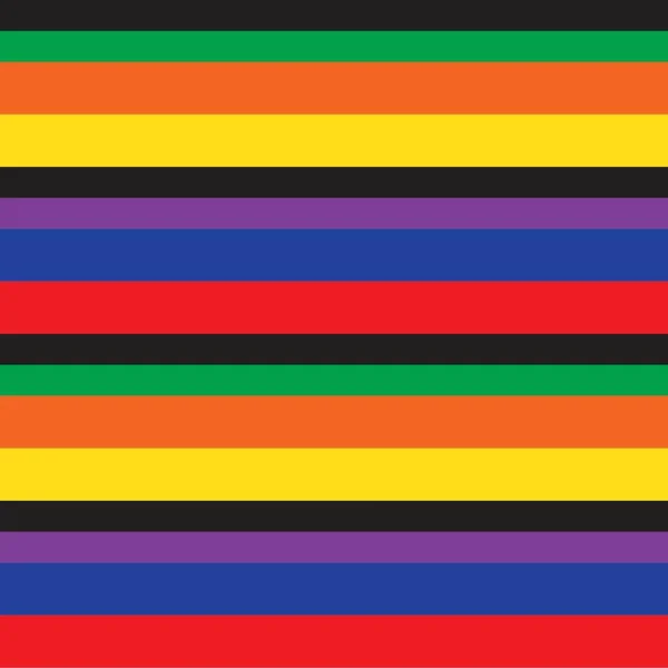 Rainbow Horizontal Rayas Sin Costuras Patrón Fondo Adecuado Para Textiles — Vector de stock