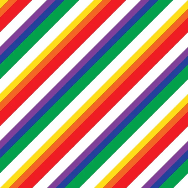 Rainbow Diagonal Stribet Sømløse Mønster Baggrund Egnet Til Mode Tekstiler – Stock-vektor