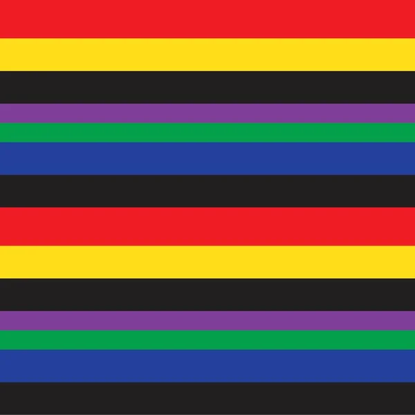 Rainbow Horizontal Rayas Sin Costuras Patrón Fondo Adecuado Para Textiles — Vector de stock