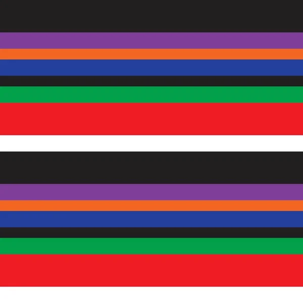 Rainbow Horizontal Rayé Fond Motif Sans Couture Adapté Pour Les — Image vectorielle