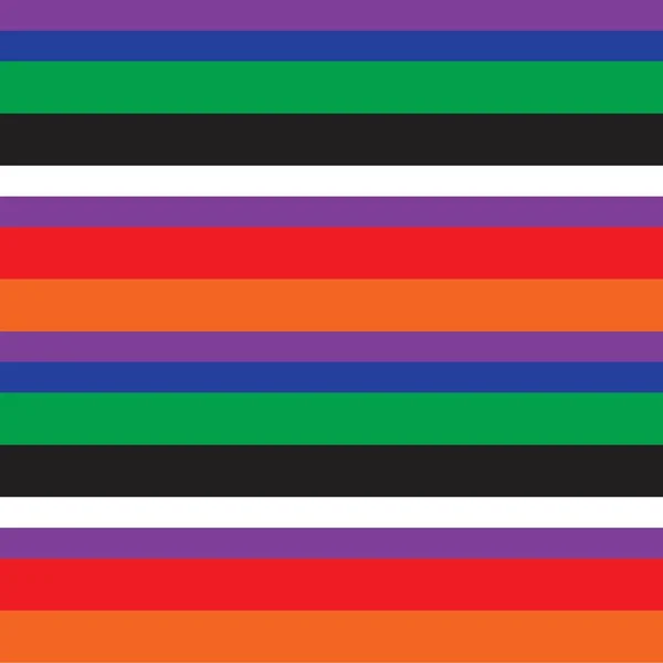 Rainbow Horizontal Rayas Sin Costuras Patrón Fondo Adecuado Para Textiles — Vector de stock