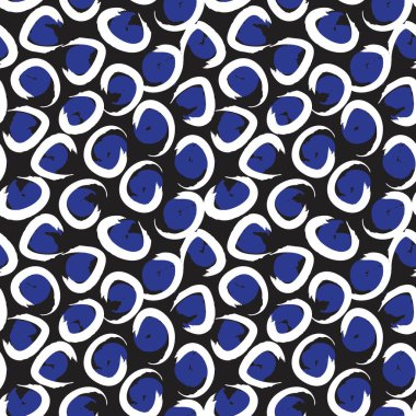 Moda baskıları, grafikler, arka planlar için uygun mavi fırça darbeleri