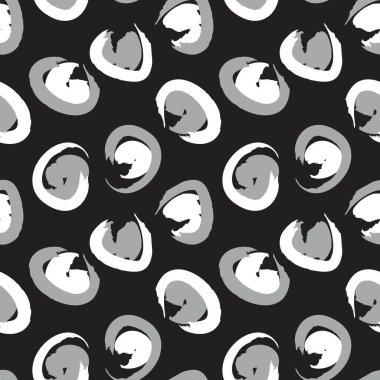 Moda baskıları, grafikler, arka planlar için uygun siyah ve beyaz fırça darbeleri