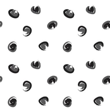 Moda baskıları, grafikler, arka planlar için uygun beyaz fırça darbeleri