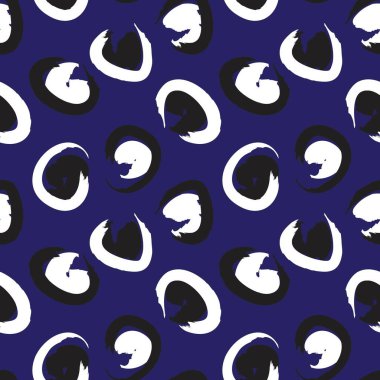 Moda baskıları, grafikler, arka planlar için uygun mavi fırça darbeleri