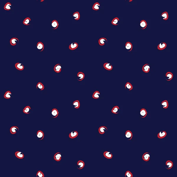 Red Navy Pinselstriche Muster Hintergrund Geeignet Für Mode Prints Grafiken — Stockvektor
