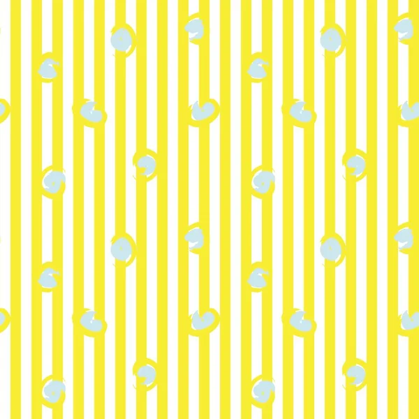 Gelbe Pinselstriche Muster Hintergrund Geeignet Für Mode Drucke Grafiken Hintergründe — Stockvektor