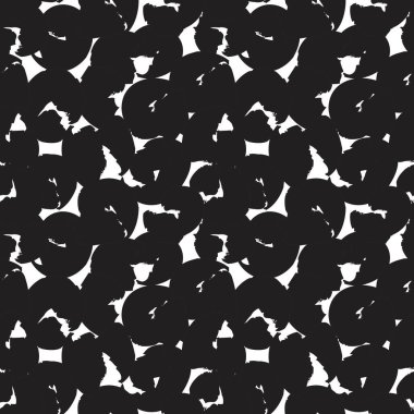 Moda baskıları, grafikler, arka planlar için uygun siyah ve beyaz fırça darbeleri