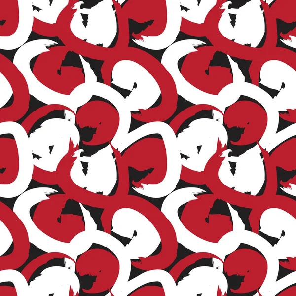 Cepillo Rojo Trazos Patrón Fondo Adecuado Para Impresiones Moda Gráficos — Vector de stock