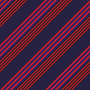Moda tekstili ve grafikleri için uygun kırmızı ve mavi köşegen çizgili dikişsiz arkaplan