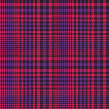 Mor Glen Ekose desenli, moda tekstil ve grafikleri için uygun.