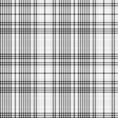 Beyaz Glen Ekose desenli, moda tekstil ve grafikleri için uygun.