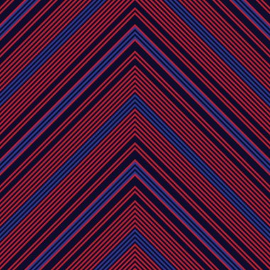 Moda tekstili ve grafikleri için uygun kırmızı ve mavi köşegen çizgili, dikişsiz arkaplan