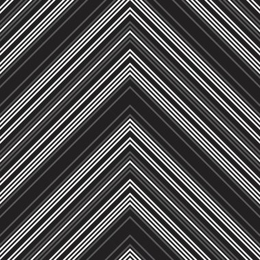 Siyah ve beyaz Chevron köşegen çizgili desensiz arka plan moda tekstil ve grafikleri için uygun.