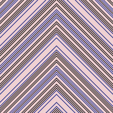 Moda tekstili ve grafikleri için uygun pembe ve lacivert köşegen çizgili desenli arkaplan.