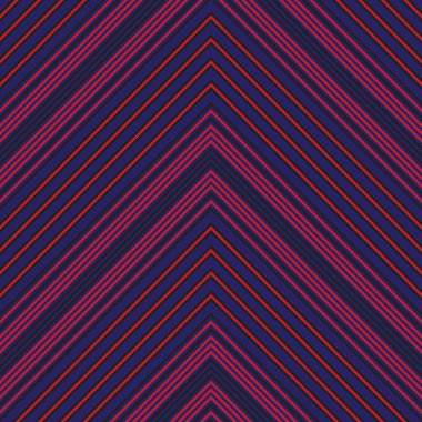 Moda tekstili ve grafikleri için uygun kırmızı ve mavi köşegen çizgili, dikişsiz arkaplan