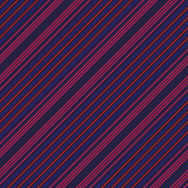 Moda tekstili ve grafikleri için uygun kırmızı ve mavi köşegen çizgili dikişsiz arkaplan