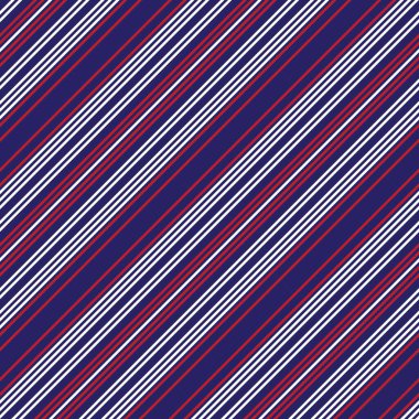 Moda tekstili ve grafikleri için uygun kırmızı ve mavi köşegen çizgili dikişsiz arkaplan