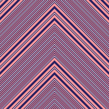 Moda tekstili ve grafikleri için uygun pembe ve lacivert köşegen çizgili desenli arkaplan.