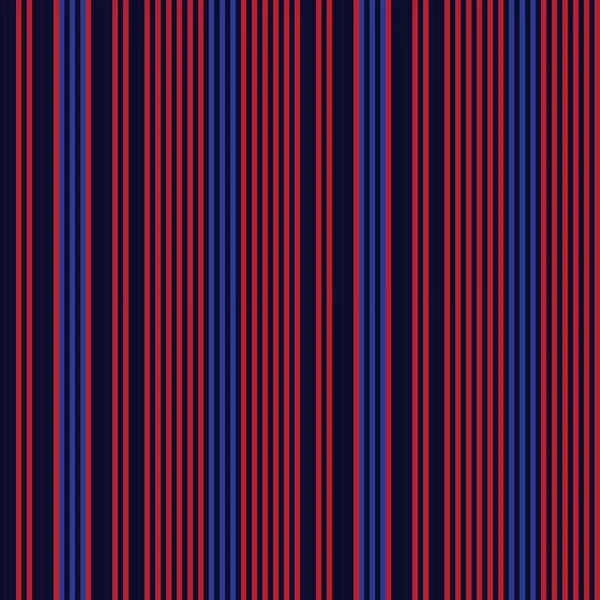 Fondo Patrón Inconsútil Rayado Vertical Rojo Azul Adecuado Para Textiles — Vector de stock