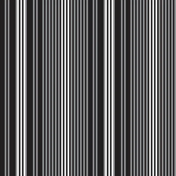 Black White Vertical Striped Seamless Pattern Background Suitable Fashion Textiles — Stock Vector